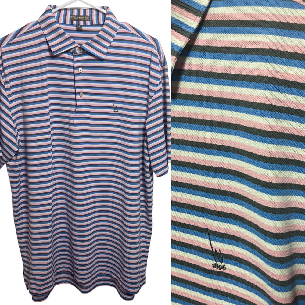 Peter Millar Striped Polo Shirt